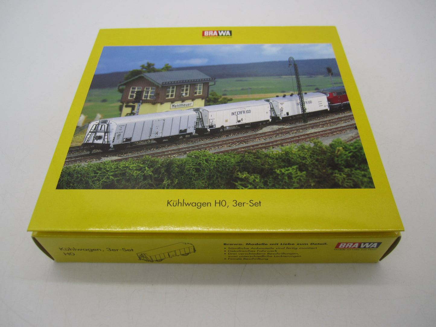 Brawa H0 - 2040 - 3-delige koelwagenset van de DB/FS/NS