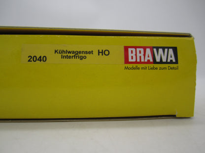 Brawa H0 - 2040 - 3-delige koelwagenset van de DB/FS/NS