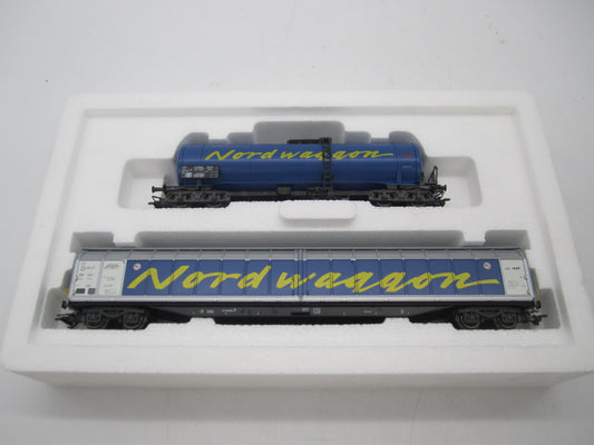 Märklin H0 - 47882 - 2-delige wagenset "Nordwaggon" van de SJ