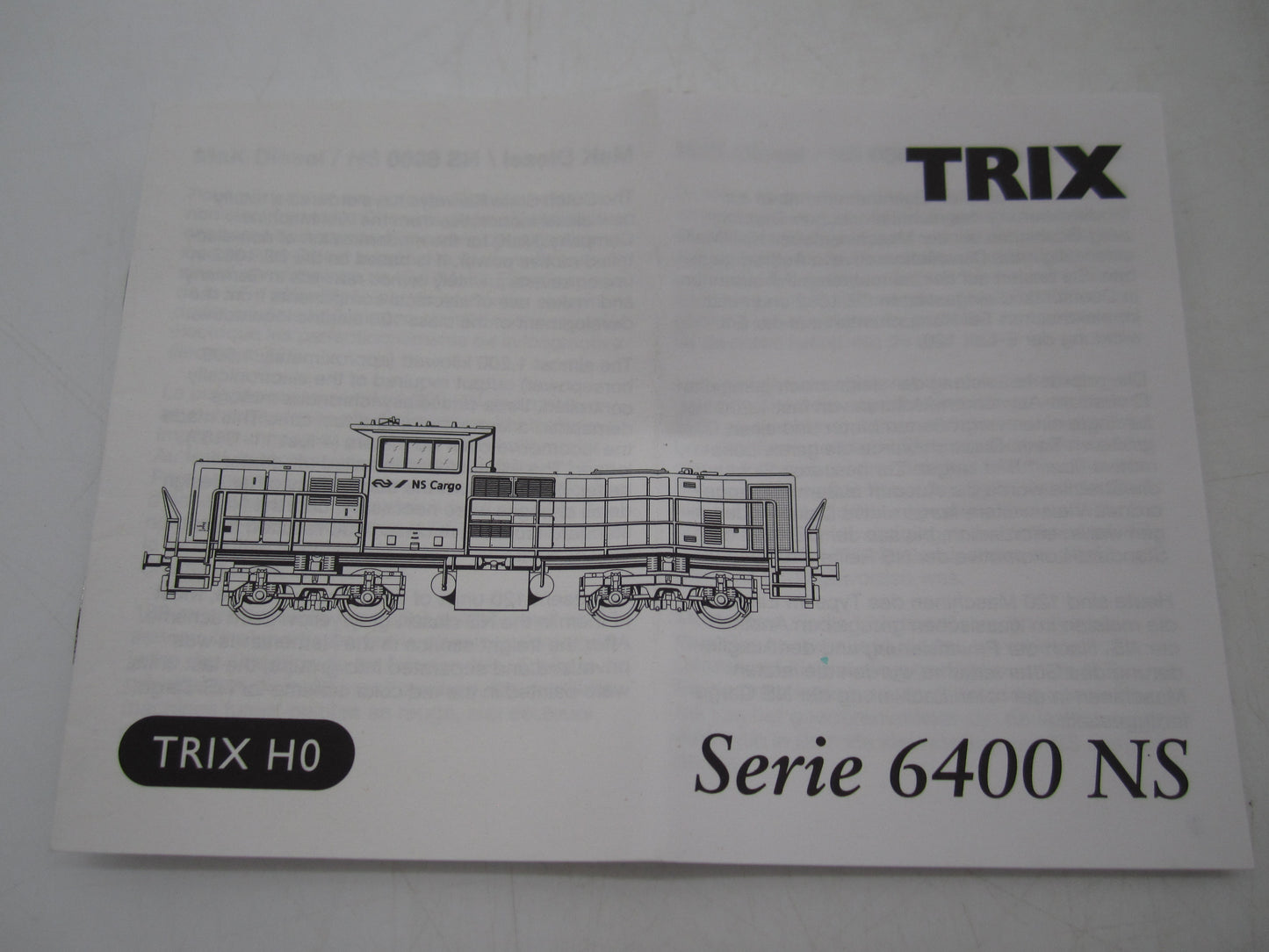 Trix H0 - 2545 - Dieselloc, Serie 6500 van de DB Railion - Digitaal voorbereid