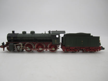 Minitrix N - 51 2088 00 - Stoomloc met tender, S 10.2 van de KPEV
