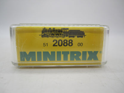 Minitrix N - 51 2088 00 - Stoomloc met tender, S 10.2 van de KPEV