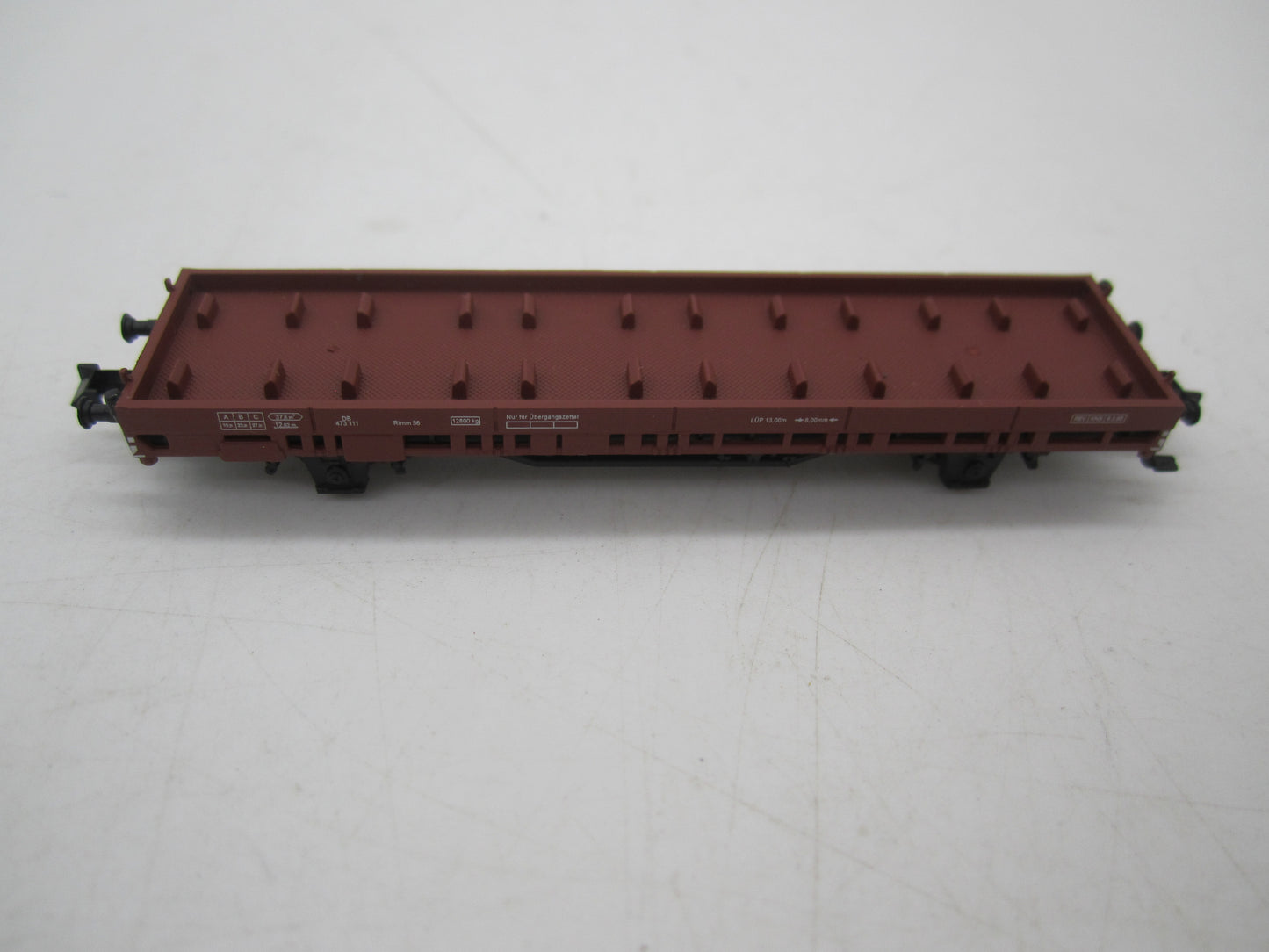 Hobbytrain N - H23818 - Platte wagen met truck van de DB