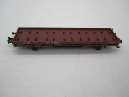 Hobbytrain N - H23818 - Platte wagen met truck van de DB