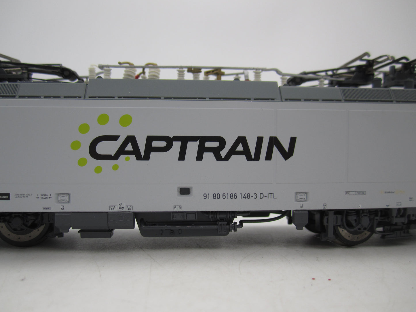 Piko H0 - 96736 - E-loc, BR 186 van Captrain - Digitaal