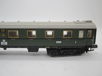 Minitrix N - 51 3151 00 - Personenrijtuig 1e/2e klas van de DRG, met verlichting