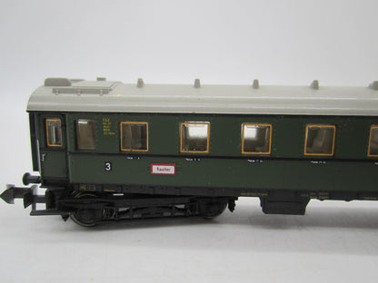 Minitrix N - 51 3071 00 - Personenrijtuig 3e klas van de DRG, met verlichting