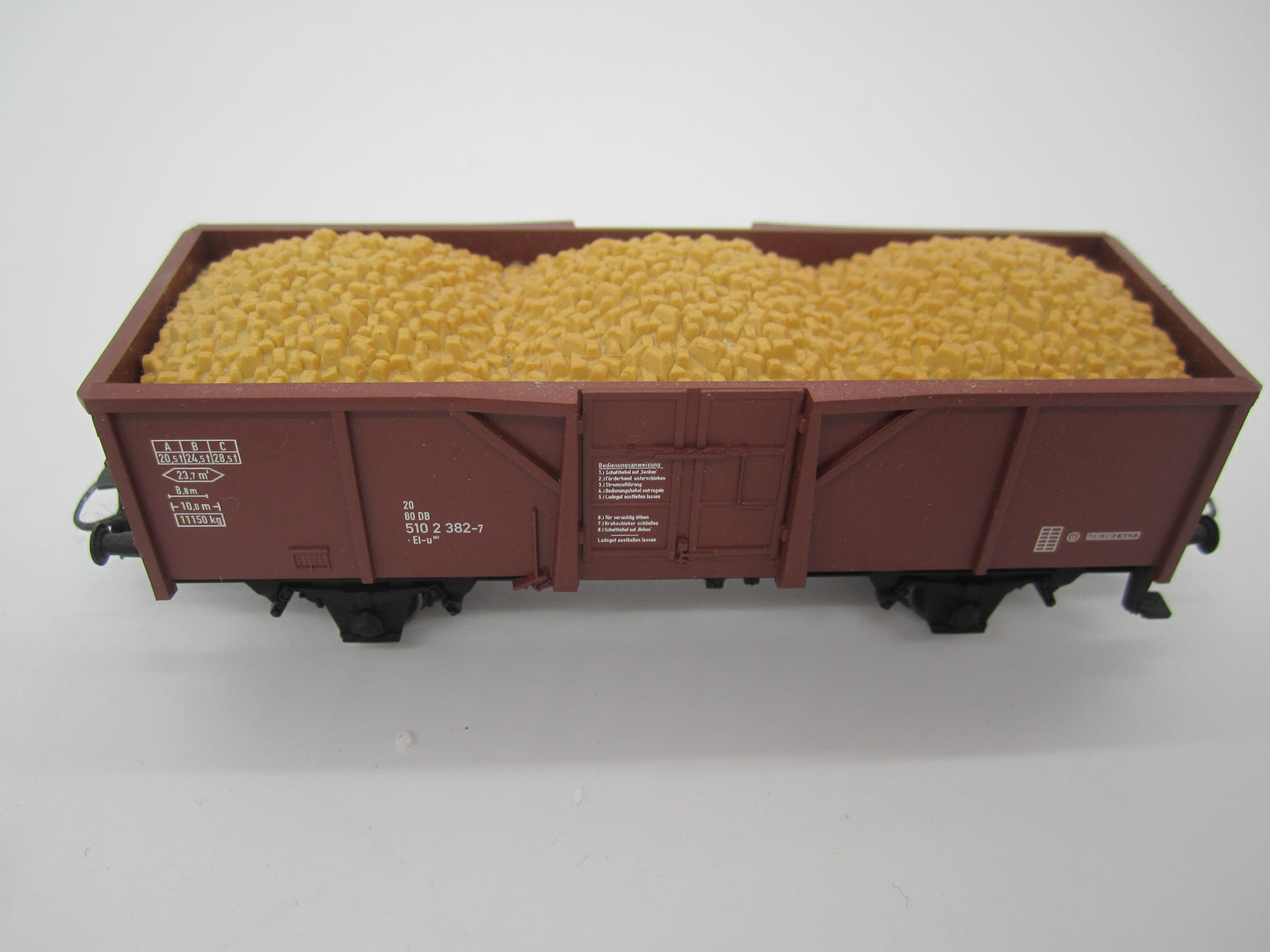 Märklin H0 - 2-assige hogeboordwagen van de DB, met lading