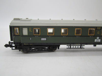 Minitrix N - 51 3071 00 - Personenrijtuig 3e klas van de DRG, met verlichting