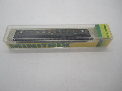 Minitrix N - 51 3071 00 - Personenrijtuig 3e klas van de DRG, met verlichting