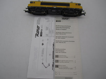 Roco H0 - 63553 - E-loc, Serie 1600 "Schiphol" van Railion - Digitaal Voorbereid