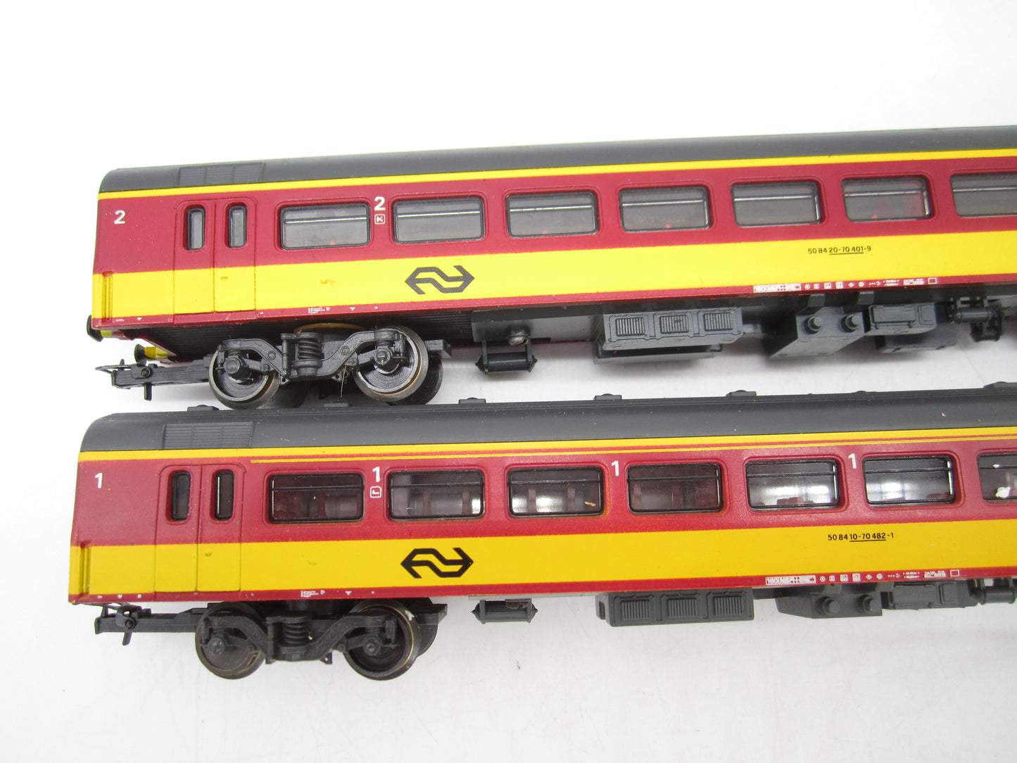 Lima H0 - 149817 - 4-delige Beneluxtrein, serie 1186 met 3 rijtuigen van de NS/NMBS - Digitaal Selectrix