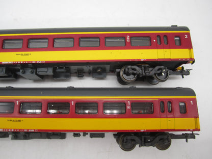 Lima H0 - 149817 - 4-delige Beneluxtrein, serie 1186 met 3 rijtuigen van de NS/NMBS - Digitaal Selectrix