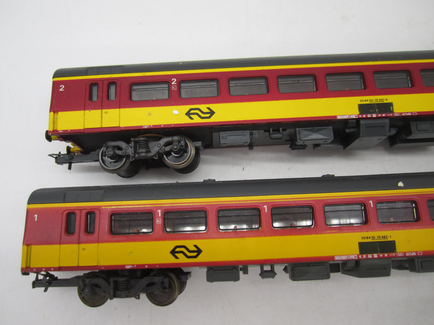 Lima H0 - 149817 - 4-delige Beneluxtrein, serie 1186 met 3 rijtuigen van de NS/NMBS - Digitaal Selectrix