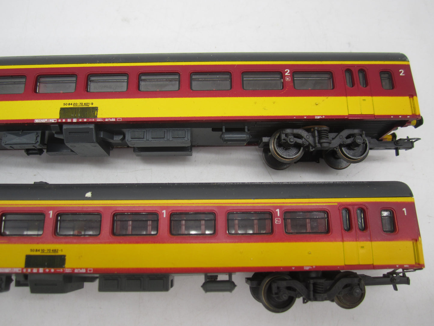 Lima H0 - 149817 - 4-delige Beneluxtrein, serie 1186 met 3 rijtuigen van de NS/NMBS - Digitaal Selectrix