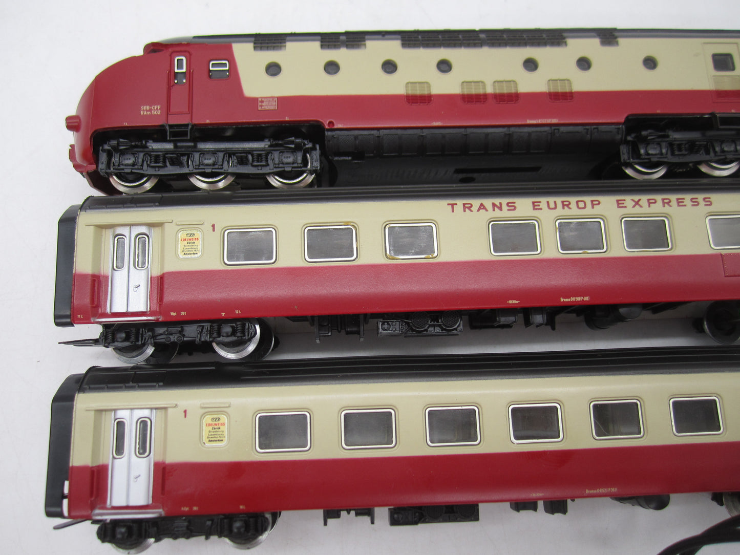 Märklin Hamo H0 - 8370 - 3-delige RAm TEE van de SBB-CFF/NS - Gelijkstroom