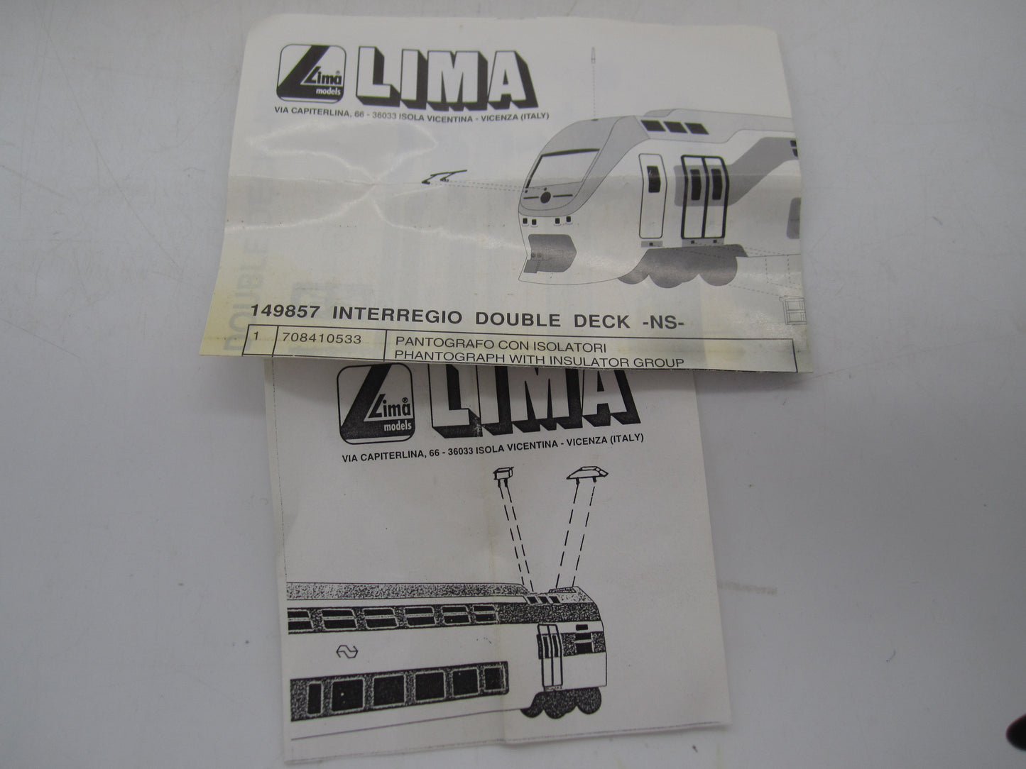 Lima H0 - 149857S - 3-delige dubbeldekker IRM van de NS