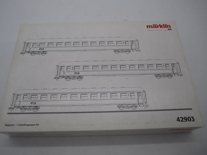 Märklin H0 - 42903 - 3-delige ICK rijtuigen set van de NS