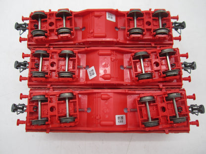 Roco H0 - 3-delige set huifwagens "Railion" van de NS