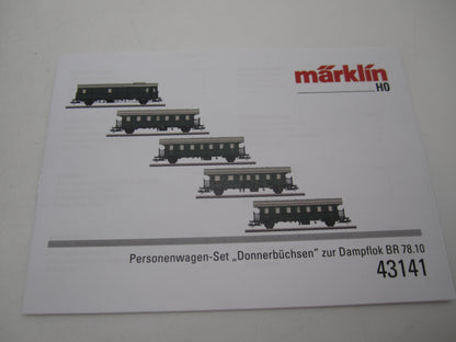 Märklin H0 - 43141 - Set van vijf donderbussen van de DB - Insider