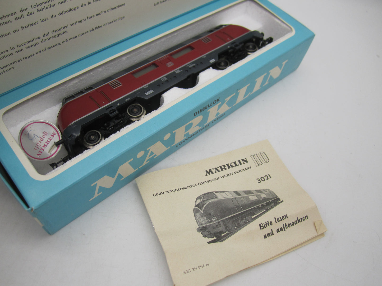 Märklin H0 - 3021 - Dieselloc, V200 060 van de DB - Analoog