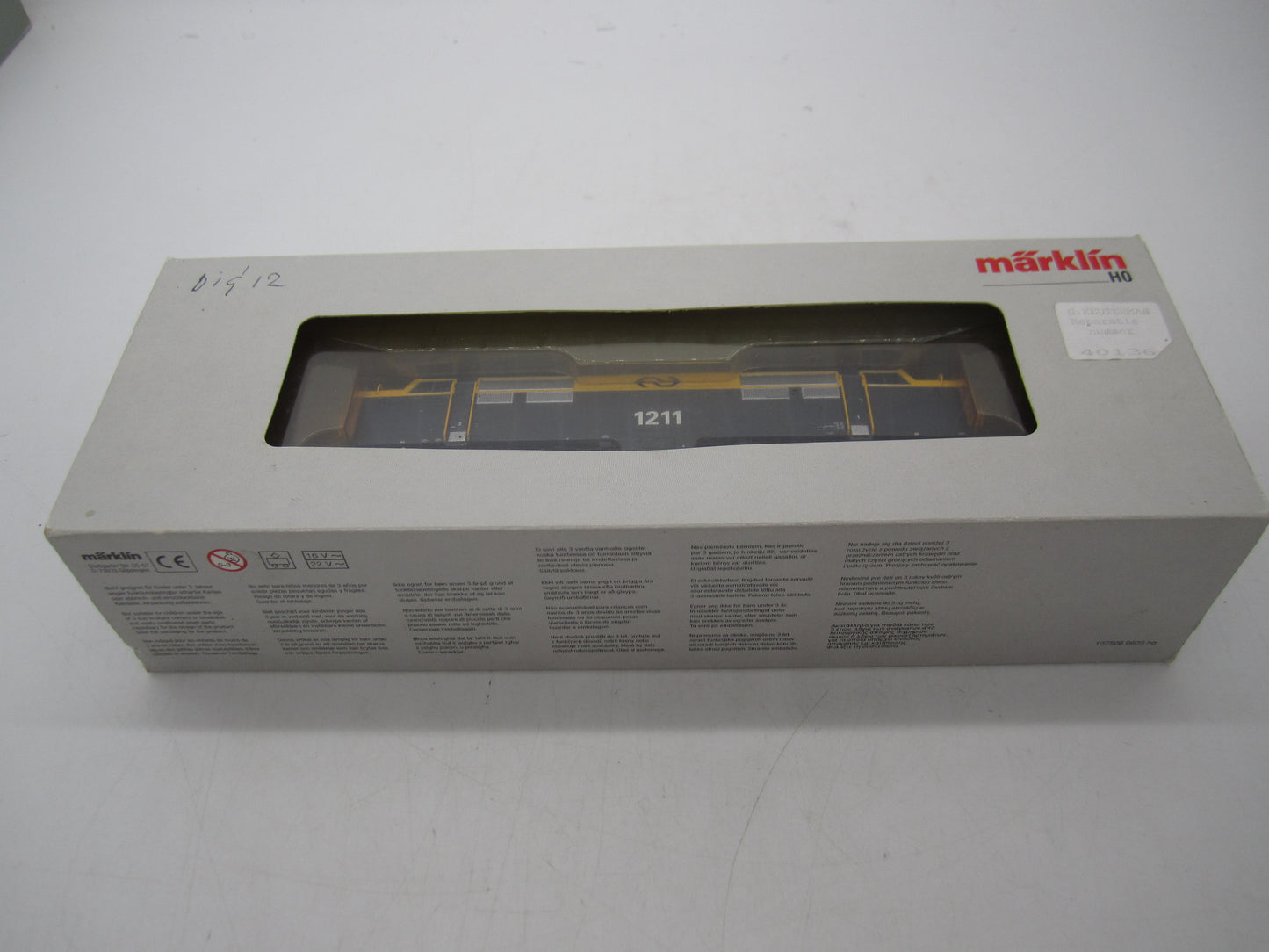 Märklin H0 - 37120 - E-loc, Serie 1200 van de NS - MFX/Tyfoon