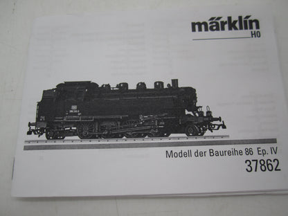 Märklin H0 - 37862-02 - Tenderloc, BR 86 van de DB - MFX/Sound