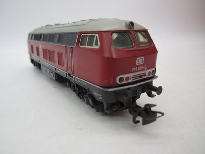 Märklin H0 - 3075 - Dieselloc, BR 216 van de DB - Analoog