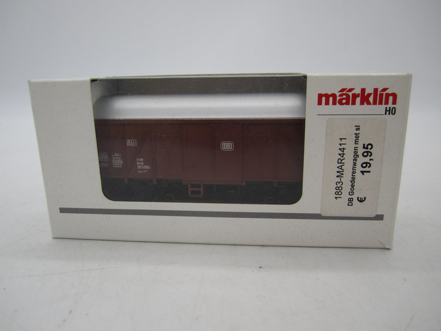 Märklin H0 - 4411 - Gesloten goederenwagen van de DB, met sluitlicht