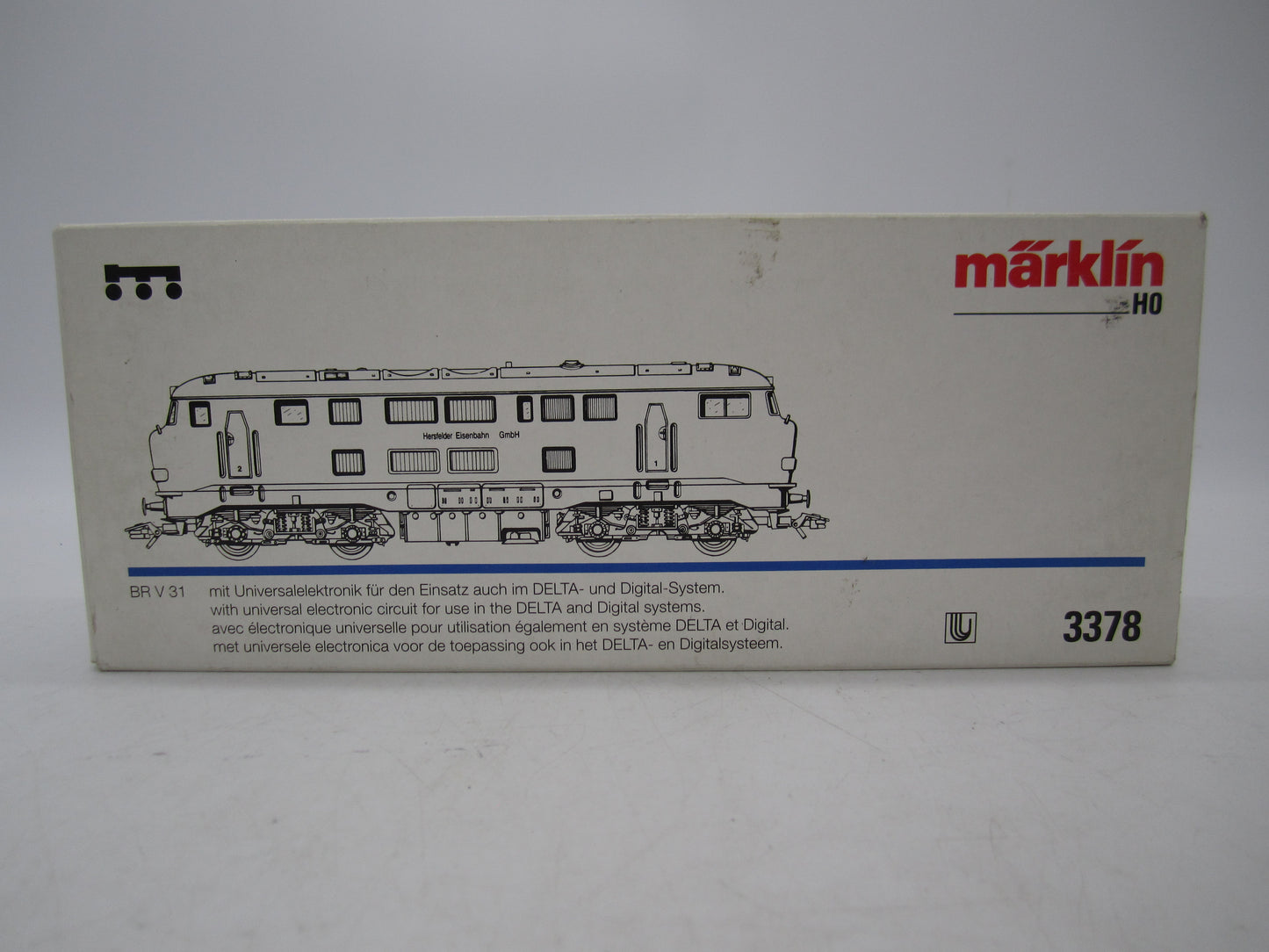 Märklin H0 - 3378 - Dieselloc, V31 van de Hersfelder Eisenbahn GmbH - Digitaal/Tyfoon