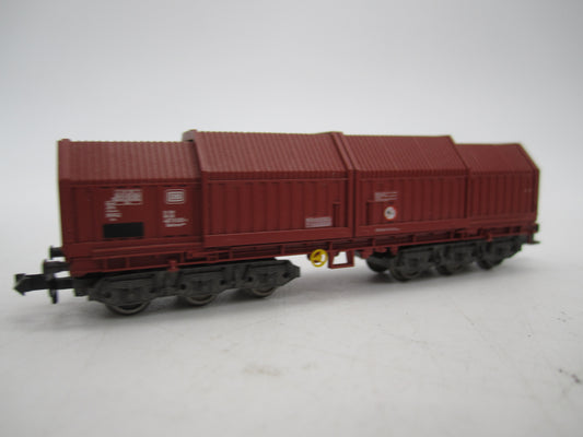 Fleischmann Piccolo N - 8387 - Telescoopwagen van de DB