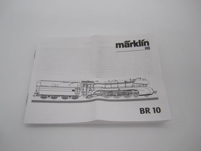 Märklin H0 - 37080 - Stoomloc met tender, BR 10 van de DB